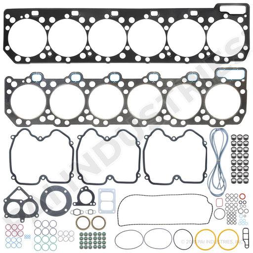  PAI Upper Head Gasket Sets for Cat 3406/C15. Image shows all of the parts of the set sold by Legend Truck Parts.