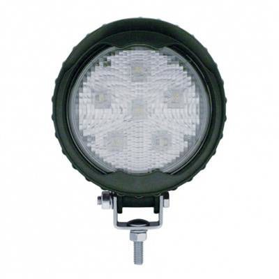 6 LED HIGH POWER 18 WATT ROUND WORK LIGHT. Image with light not turned on. Sold by Legend Truck Parts located in Dallas-Fort Worth with shipping nationwide.
