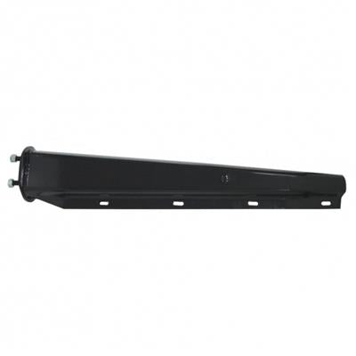 Image of the full 30 inch black mud flap hanger sold by Legend Truck Parts.