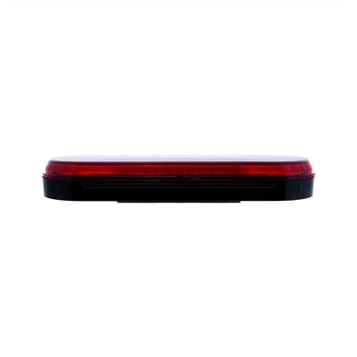 22 LED 6" Oval Abyss Light (Stop, Turn & Tail) - Red LED/Red Lens