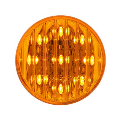 9 LED 2" Round Light (Clearance/Marker) - Amber LED/Amber Lens