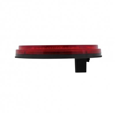 7 LED 4" Round Competition Series Light (Stop, Turn & Tail) - Red LED/Red Lens