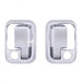 CHROME DOOR HANDLE TRIM COVER SET FOR PETERBILT & KENWORTH (2005+)- PAIR (DRIVER & PASSENGER). Sold by Legend Truck Parts.