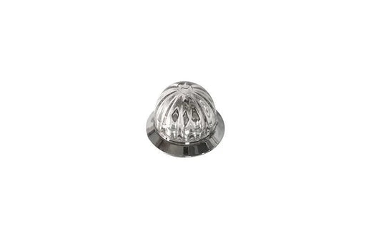 HERO MINI WATERMELON LED MARKER LIGHT 3/4" POST MOUNT- CLEAR/AMBER. Image of the light.